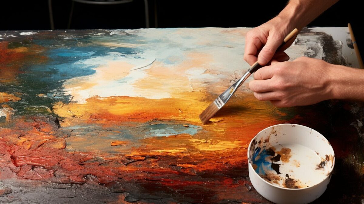 El Proceso Creativo Detrás de un Cuadro al Óleo